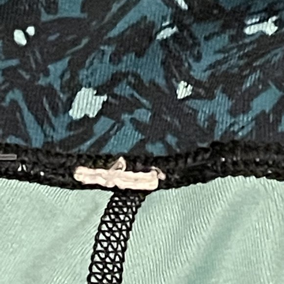 Lululemon Wunder Under Pant (Stirrup) Mountain Peaks Forage Teal Size 6 - Picture 7 of 7